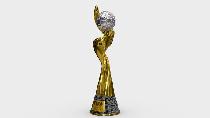 Women's World Cup Trophy 3D 3D Model