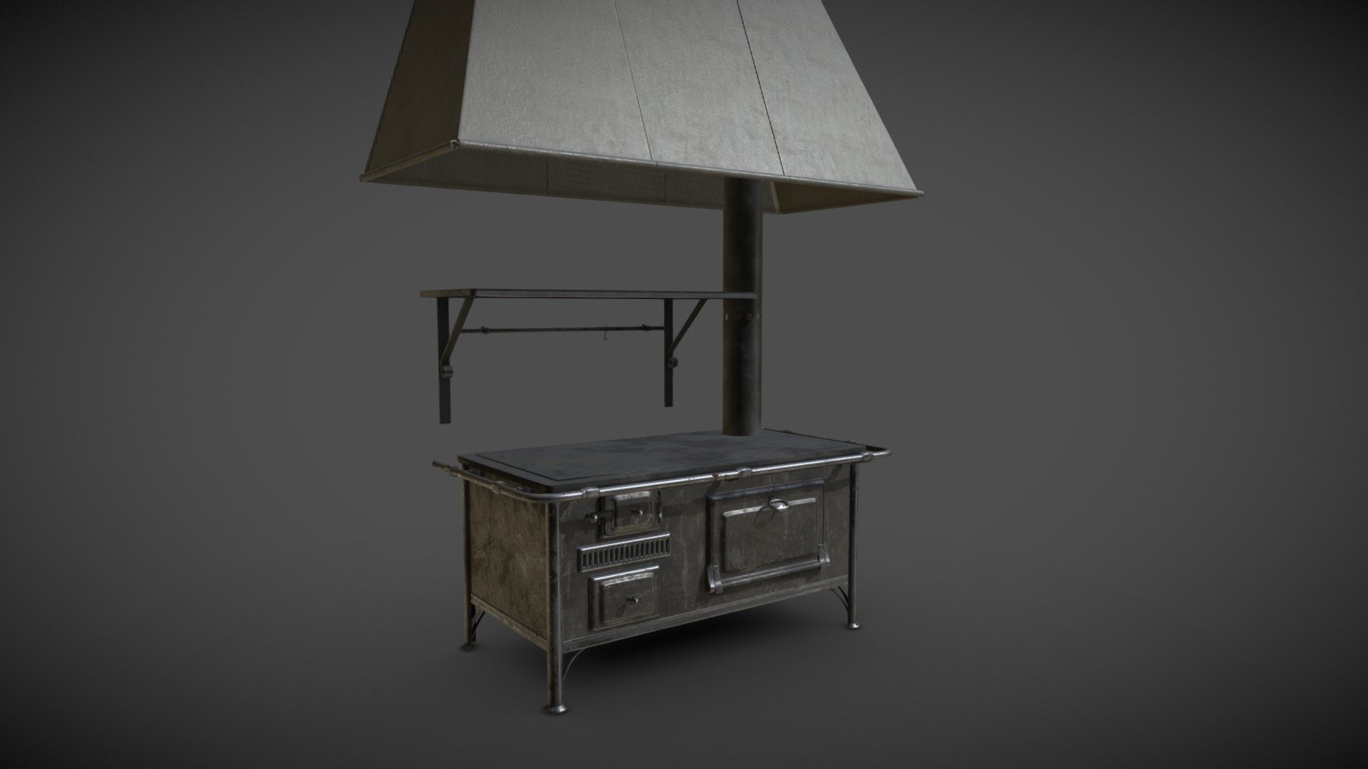 Train kitchen - 3D model by Instytut Pamięci Narodowej ...