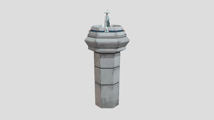 Sci-Fi Tower Noxatra 3D Model