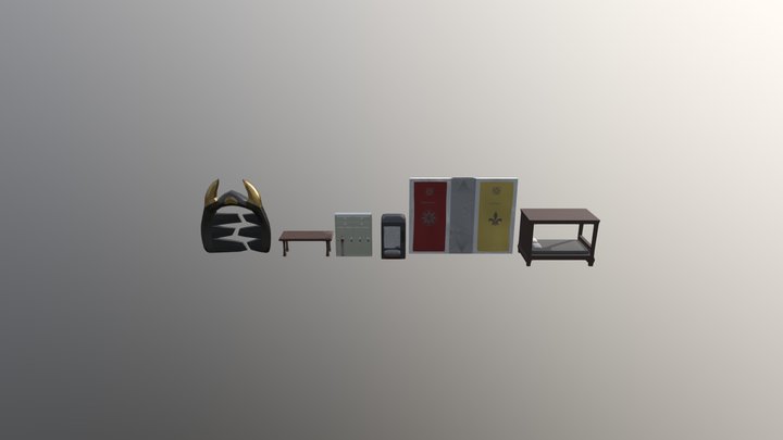 6 Props 3D Model