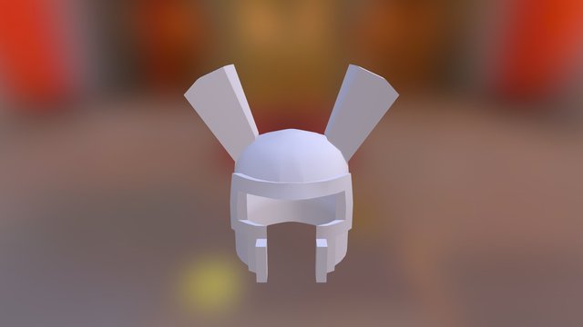 Warrior's helmet №1 3D Model