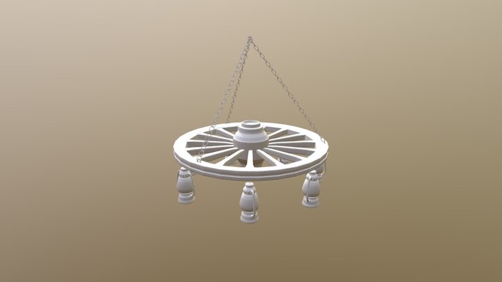 Chandelier for Project and Portfolio 3D Model