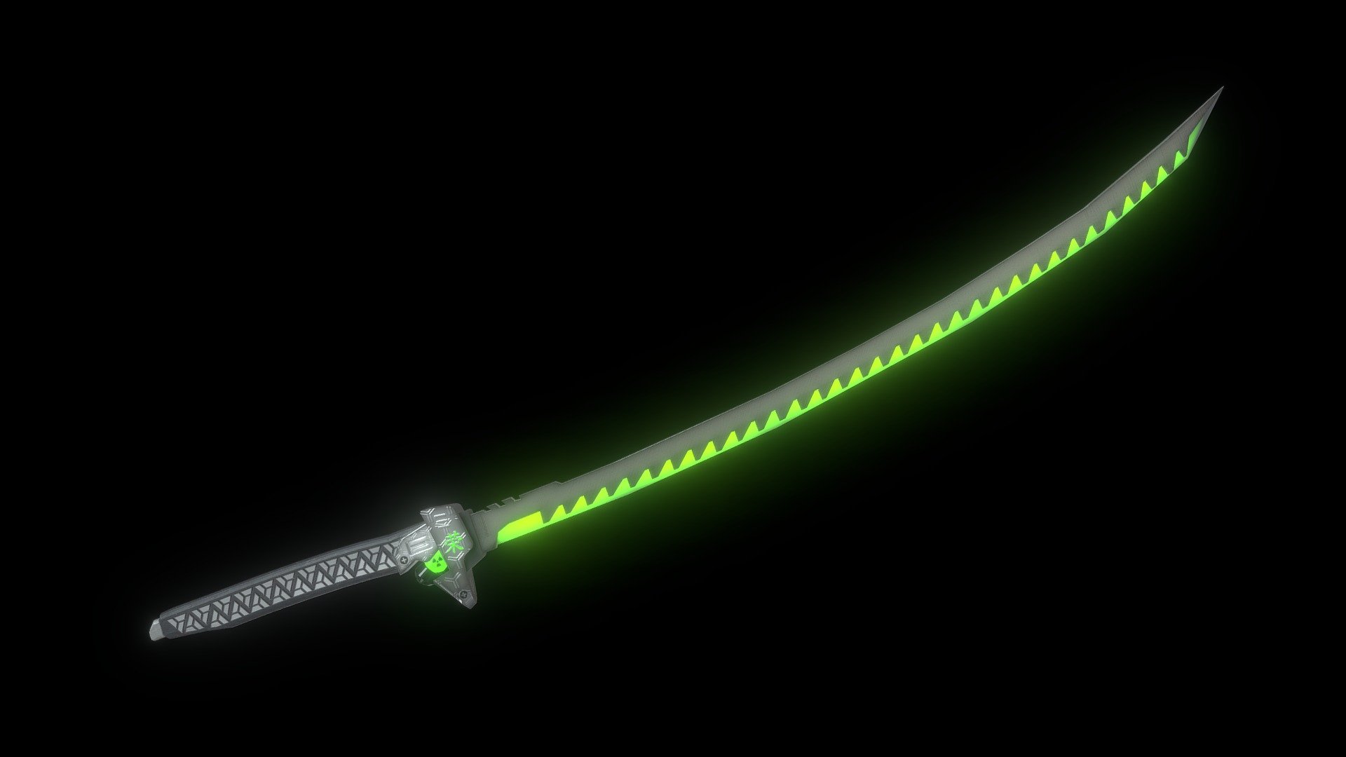 STL file overwatch_genji's Dragonblade 🗡️・Model to download and