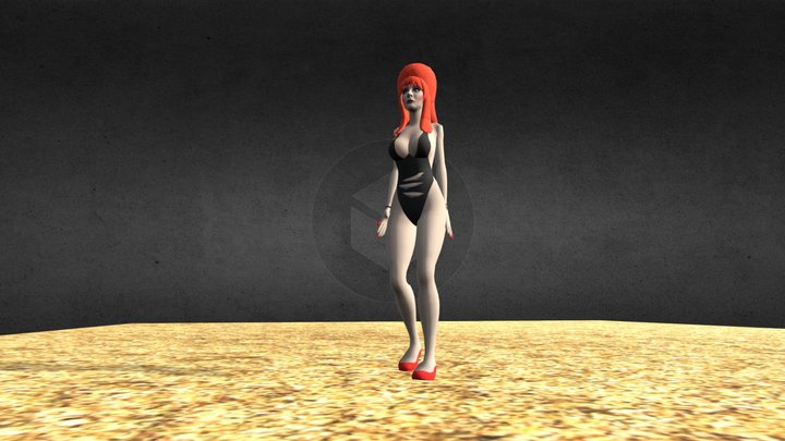 Bruxa Elvira (My Game). 3D Model