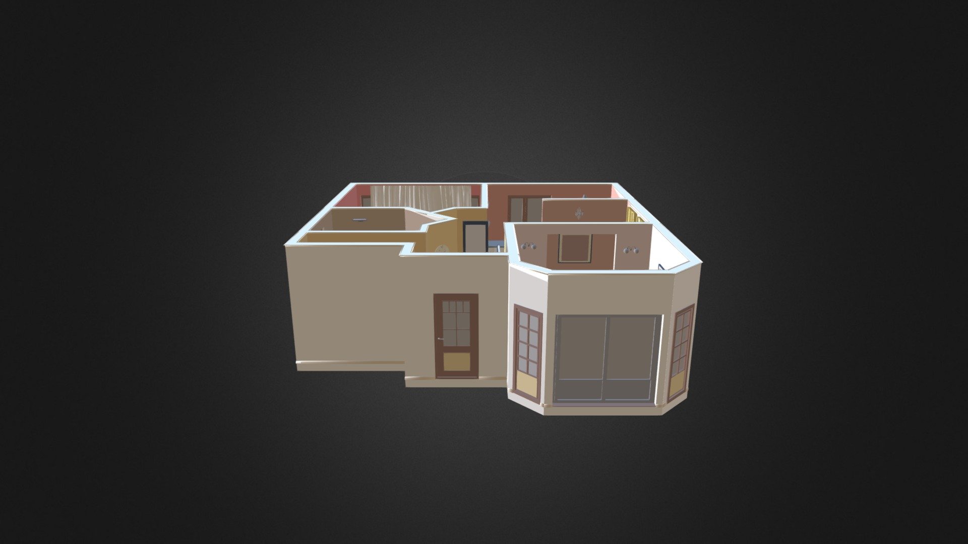 Cottage: ghAR model - 3D model by Abhishek Sharma (@abhisheksh02 ...