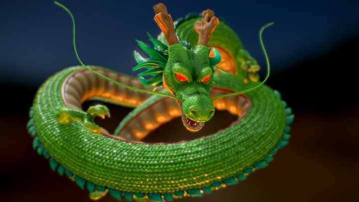 Shenlong / Shenron from Dragon Ball 3D Model