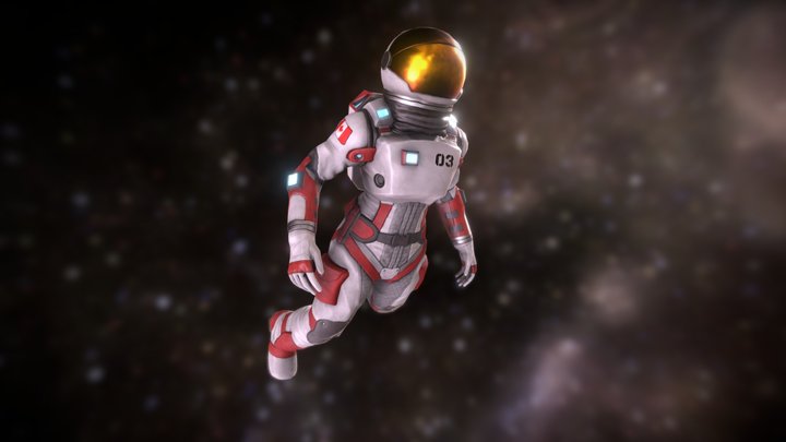 Outpost - Astronaut 3D Model