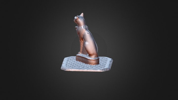 Pharonic Cat 3D Model