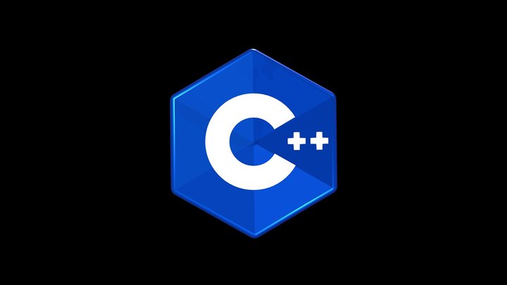 C++ Logo Hexagon 3D Model