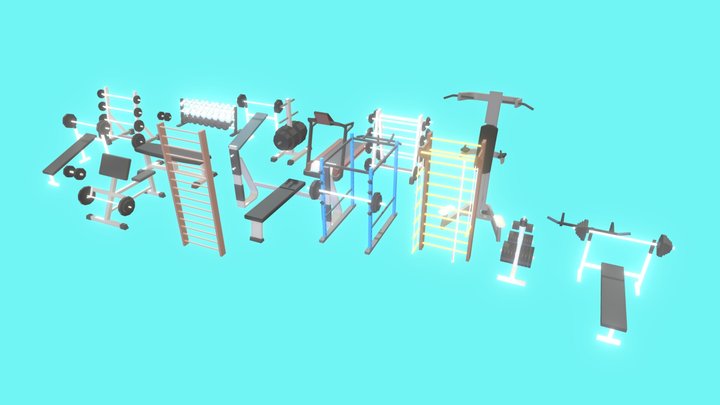 Gym Tools!LİKE! 3D Model