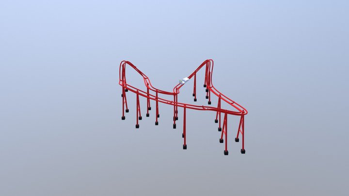 Hell Rollercoaster 3D Model
