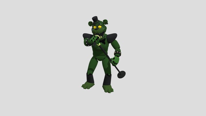 Glamrock Dreadbear 3D Model