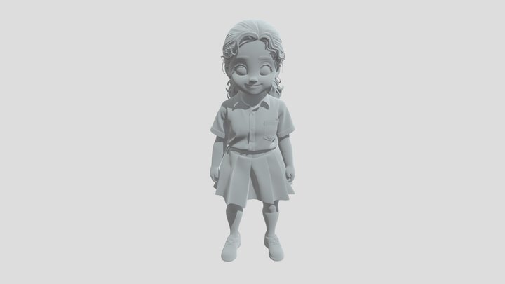 Sunny School Smile 3D Model