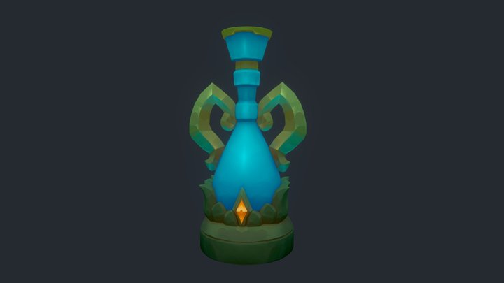 Metal Vase 3D Model