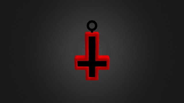 Inverted Cross 3D Model