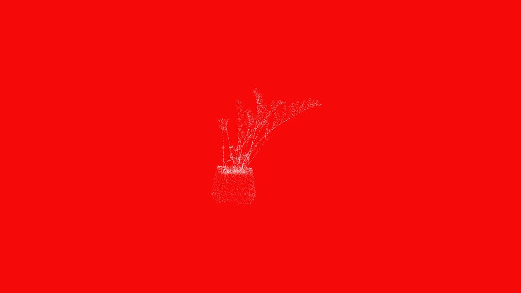 Flower pot gaussian splat