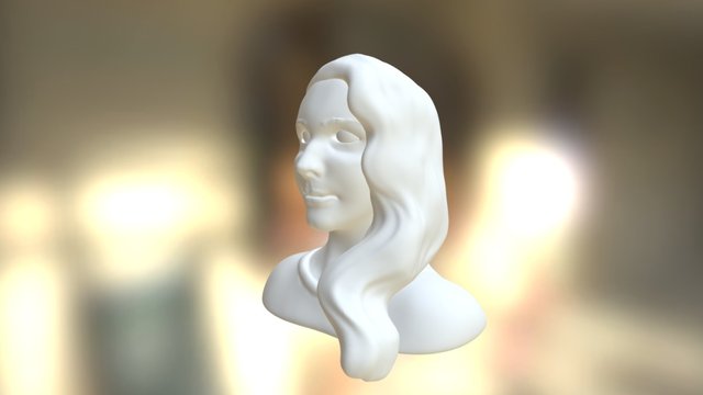 Portrait of a girl 3D Model