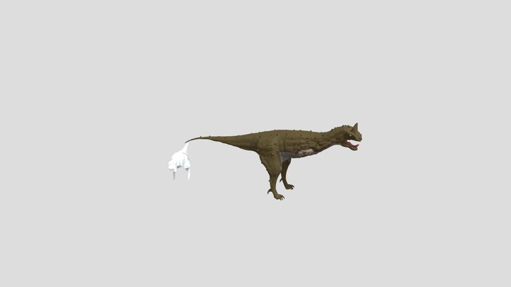 Dinosaur(Carnotauros) 3D model + animation 3D Model