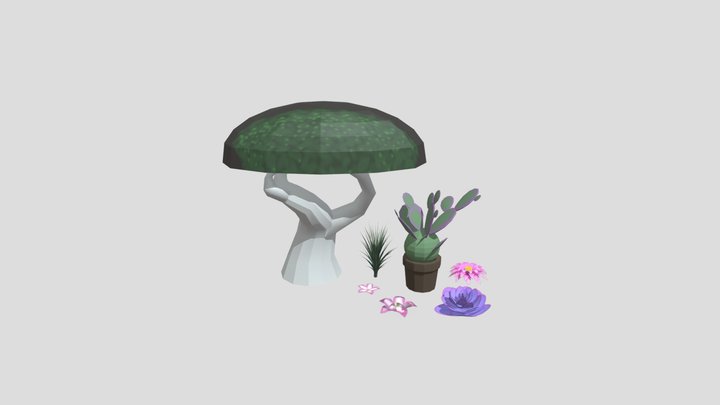Organic Diorama test 3D Model