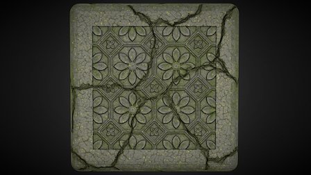 Mossy Mandala Material 3D Model