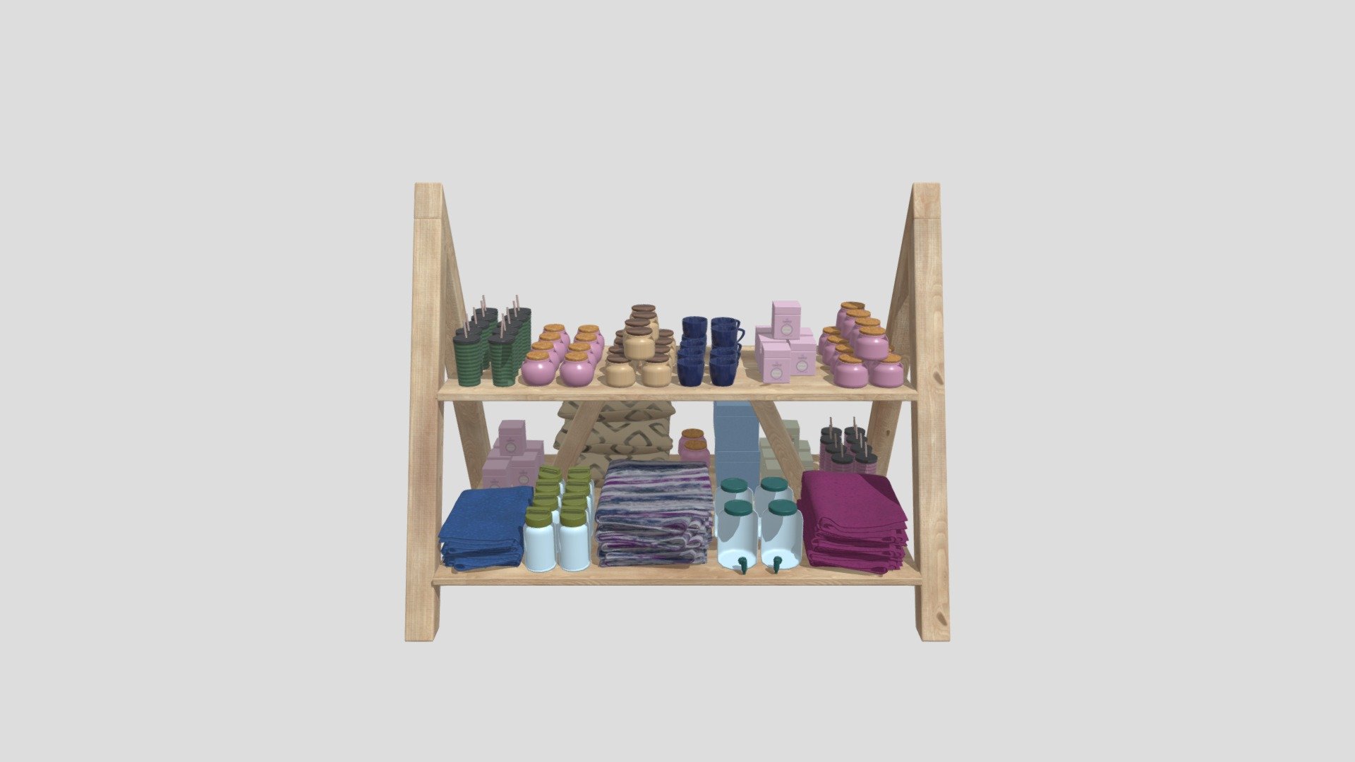 store fixtures 4 AM259 Archmodel - Buy Royalty Free 3D model by ...