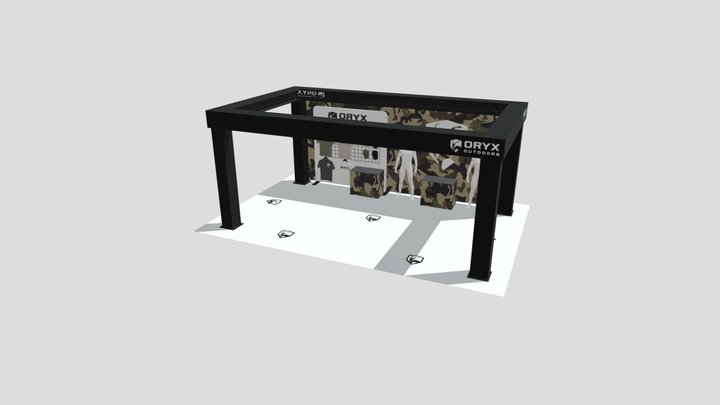 Oryx Outdoors 10x20 Truss 3D Model