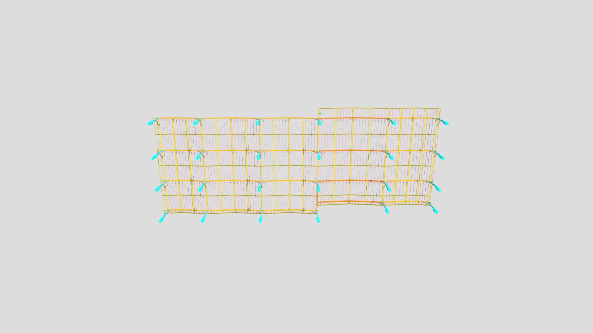 20220426-01-南寧高中風雨球場鋼棚架3D