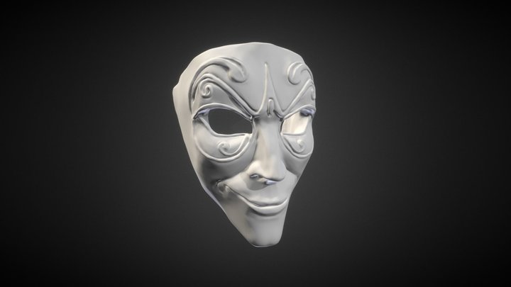 Clock Work Mask 3D Model