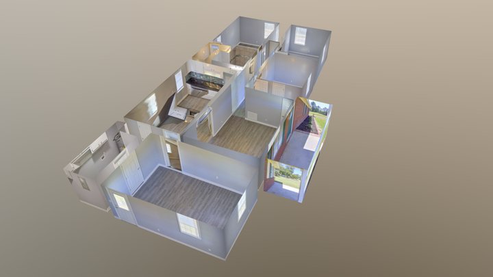 Clark St 3D Floor Plan 3D Model