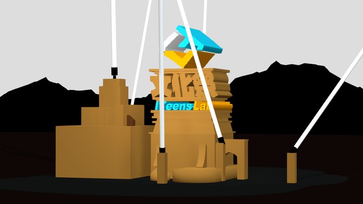 ITeens Lab logo remake 3D Model
