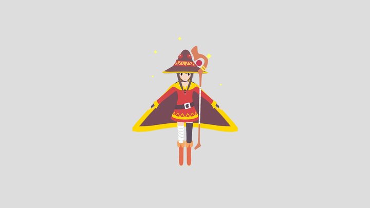 megumin konosuba 3D Model