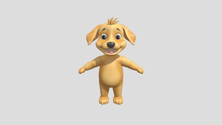 Perro hopets 3D Model