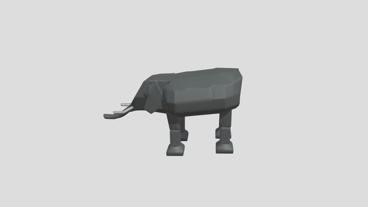 Elephant 3D Model