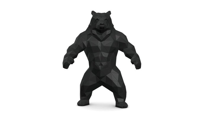 Bear Low poly 3D Model