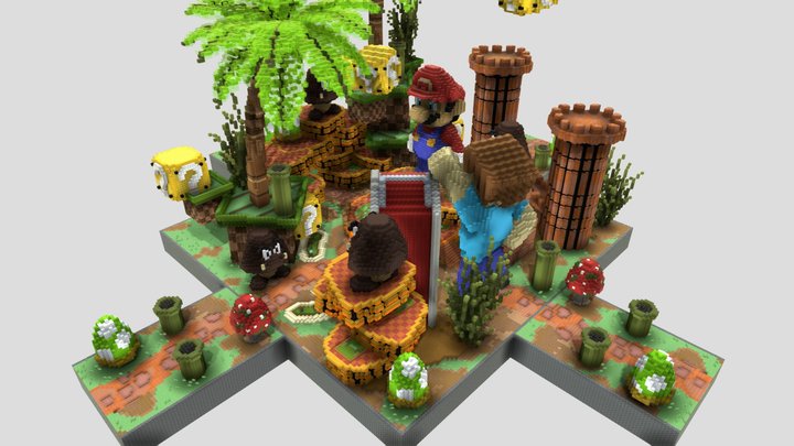 Spawn Mario-bros Theme 3D Model