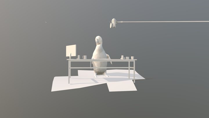 Pengi (Compressed) 3D Model