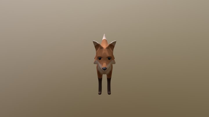 Fox Normals 3D Model