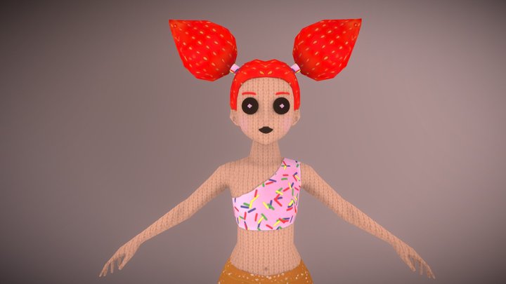 Fairy toy girl 3D Model