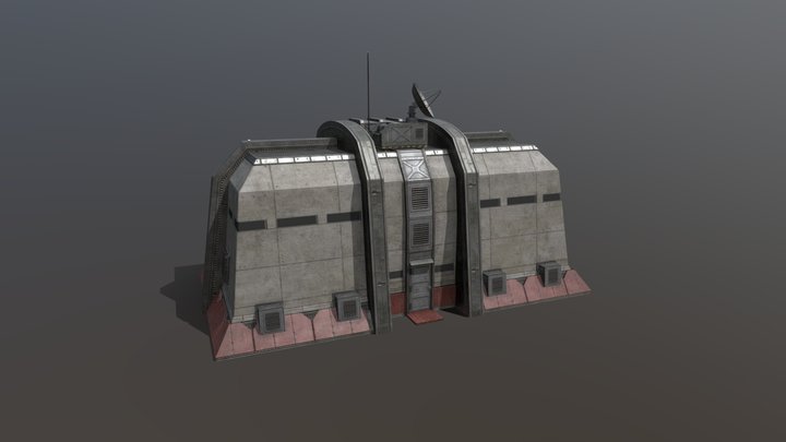 MechAssault Barracks Building - Fanart 3D Model
