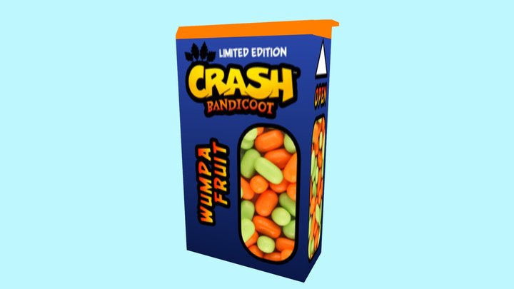 Crash Bandicoot Wumpa Sweets 3D Model