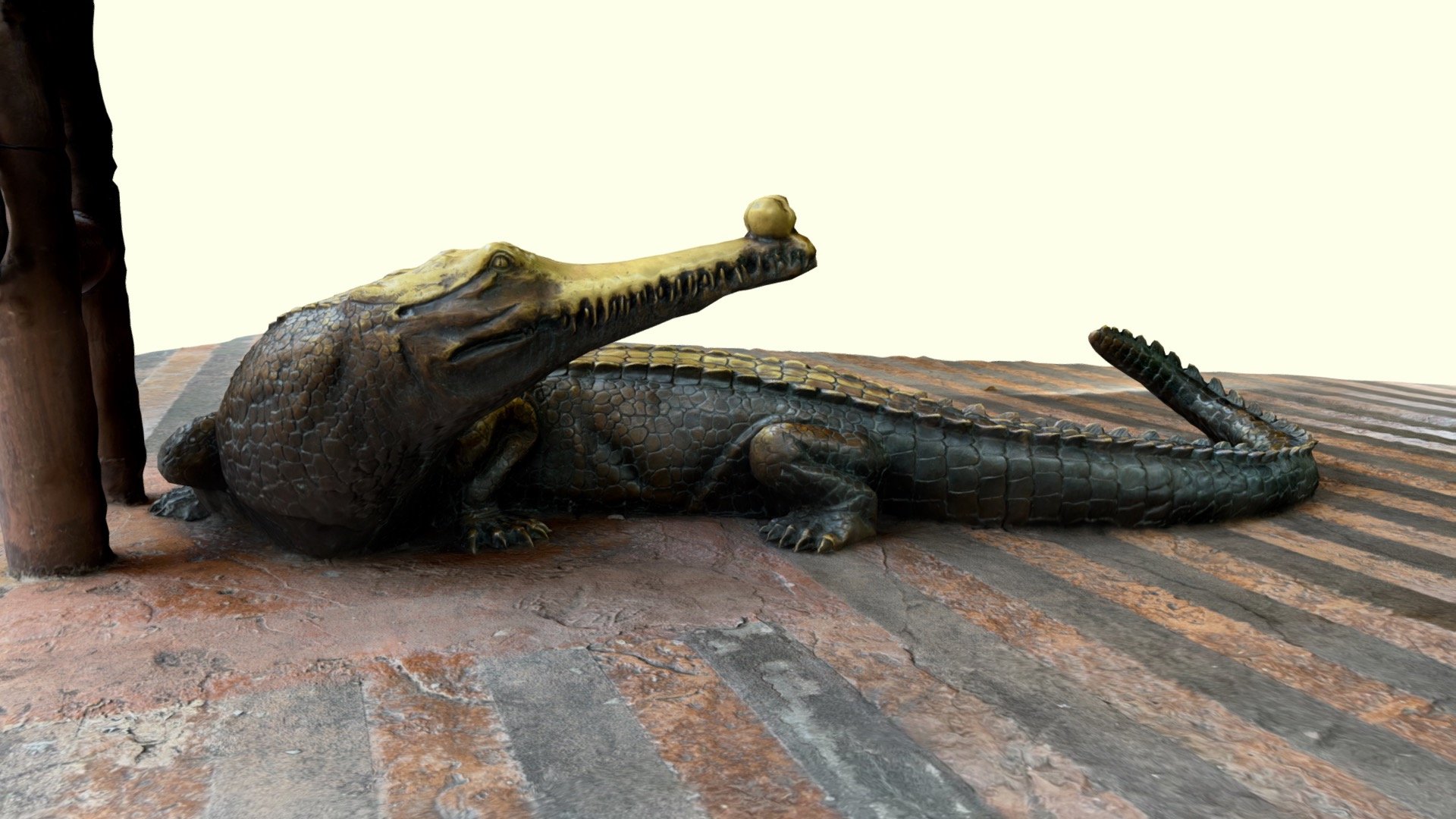 Crocodile Statue (River Safari)(Mandai)