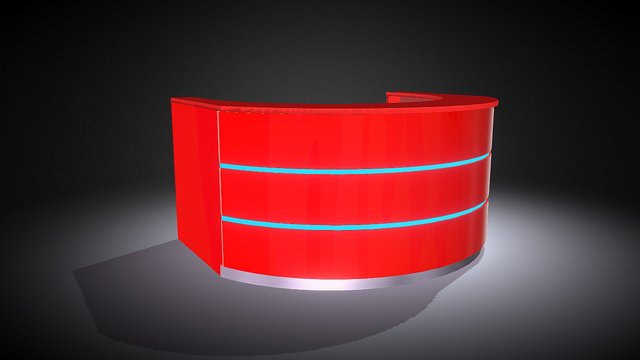 005- Telesto Desk 3D Model