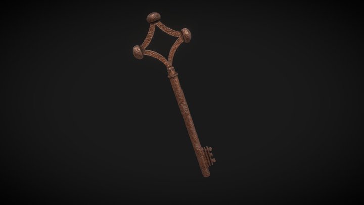 Eren's Basement Key (alt texture) 3D Model
