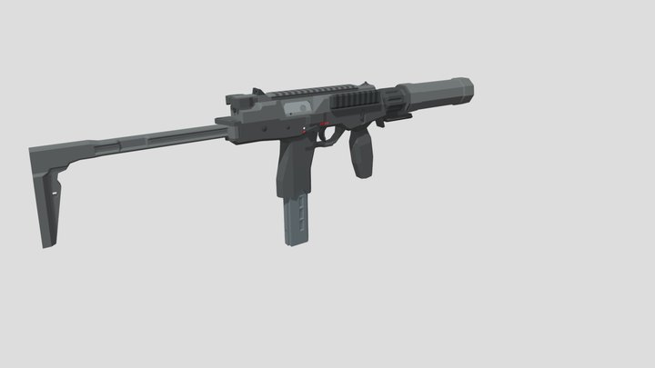 MP9N submachinegun 3D Model