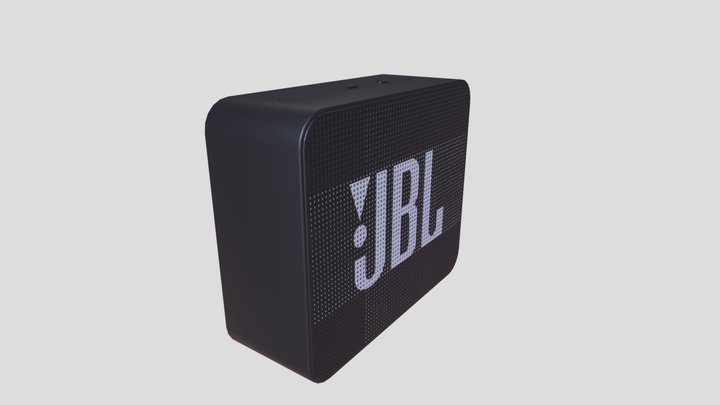JBL GO 2 (Black) 3D Model