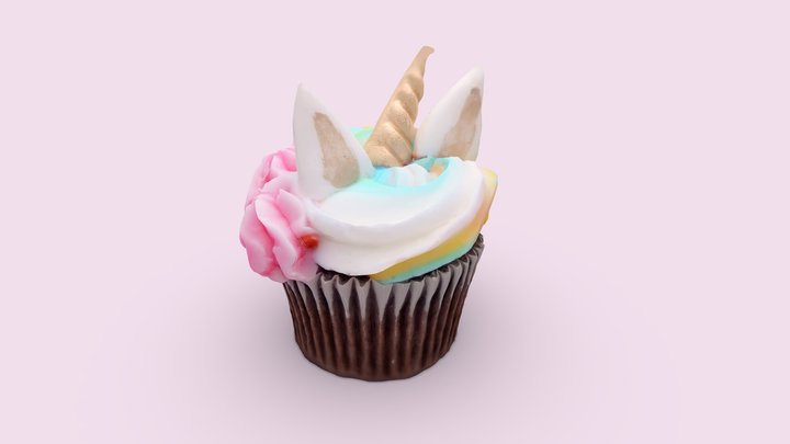 A Unicorn cupcake, obviously.. 3D Model