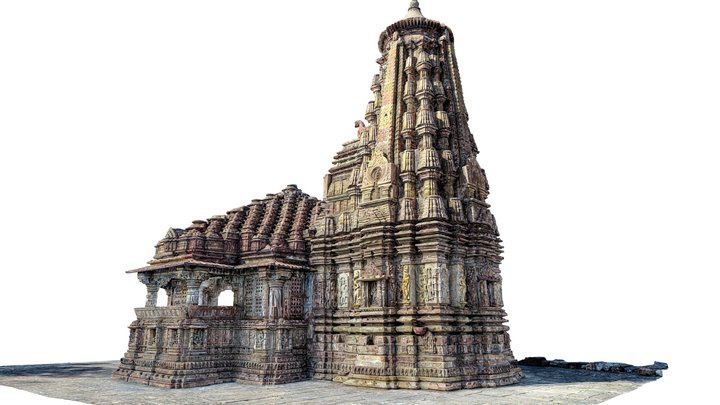 Menal Shiv Temple,Hindu temple Menal, Rajasthan 3D Model