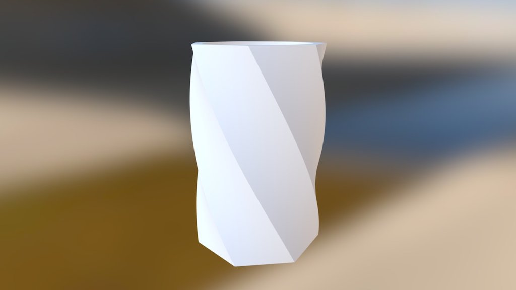 Twisted Flower Pot