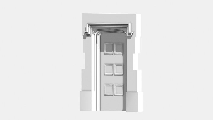Gibbs House Door 3D Model