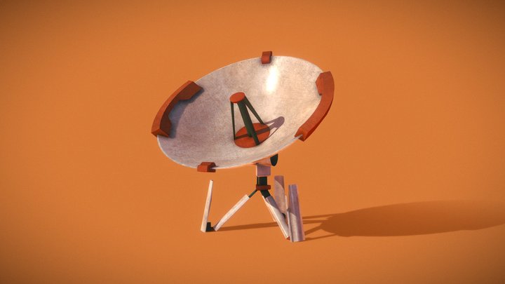 Dish Antenna 3D Model